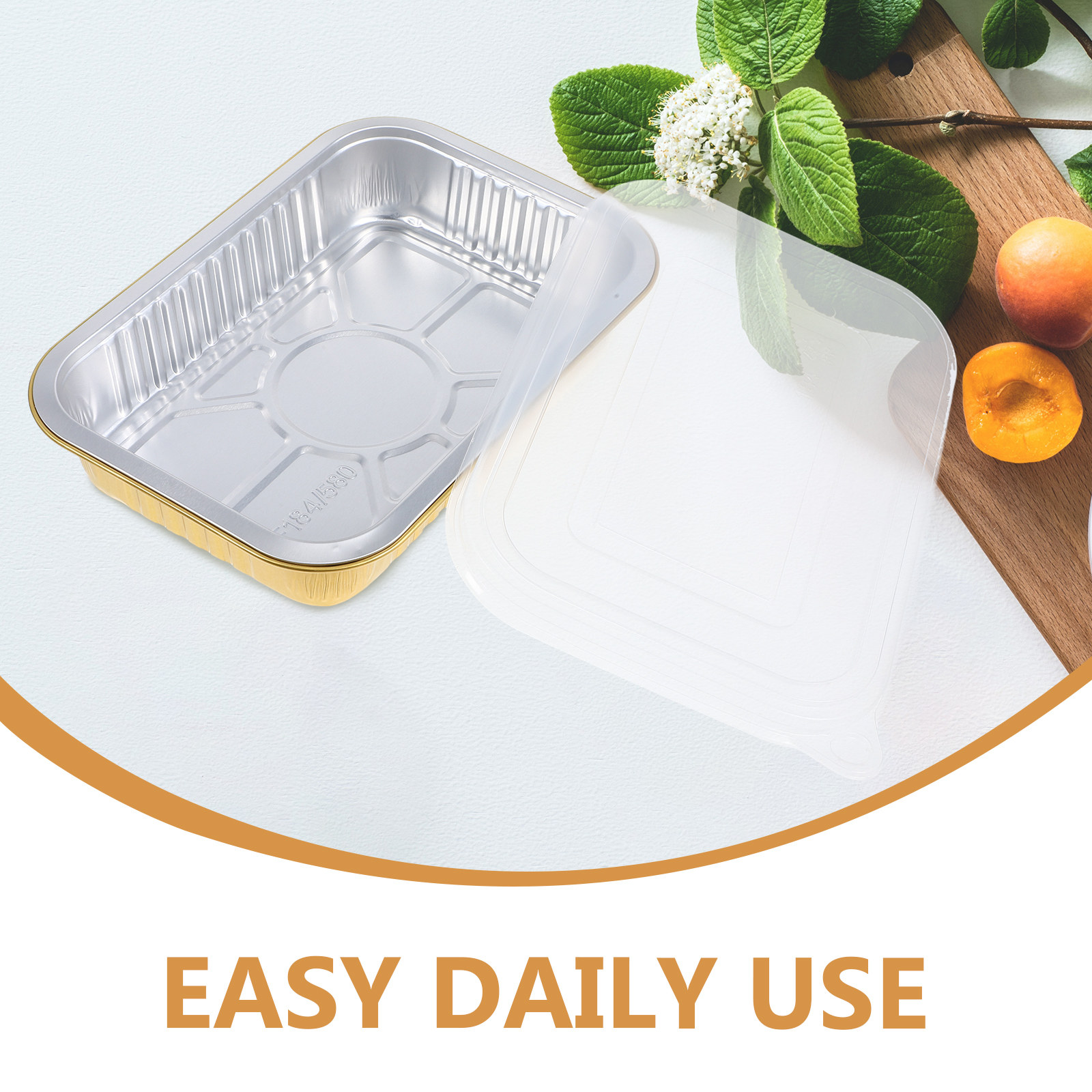 20Pcs Aluminum Foil Rectangula - Meal Prep Oven Safe Containers recension och pris