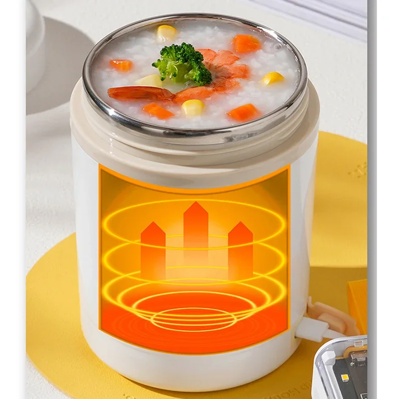 600ML USB Electric Heating Lun - Meal Prep Tupperware recension och pris