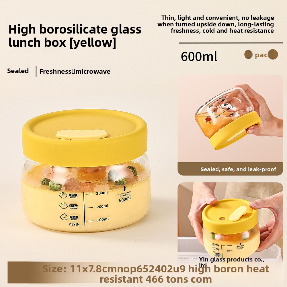 Glass Food Storage Container A - Meal Prep Glass Containers recension och pris