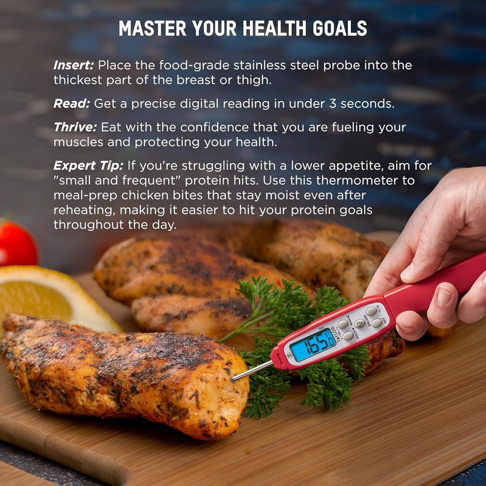 Digital Read Meat Thermometer  - Meal Prep Protein recension och pris