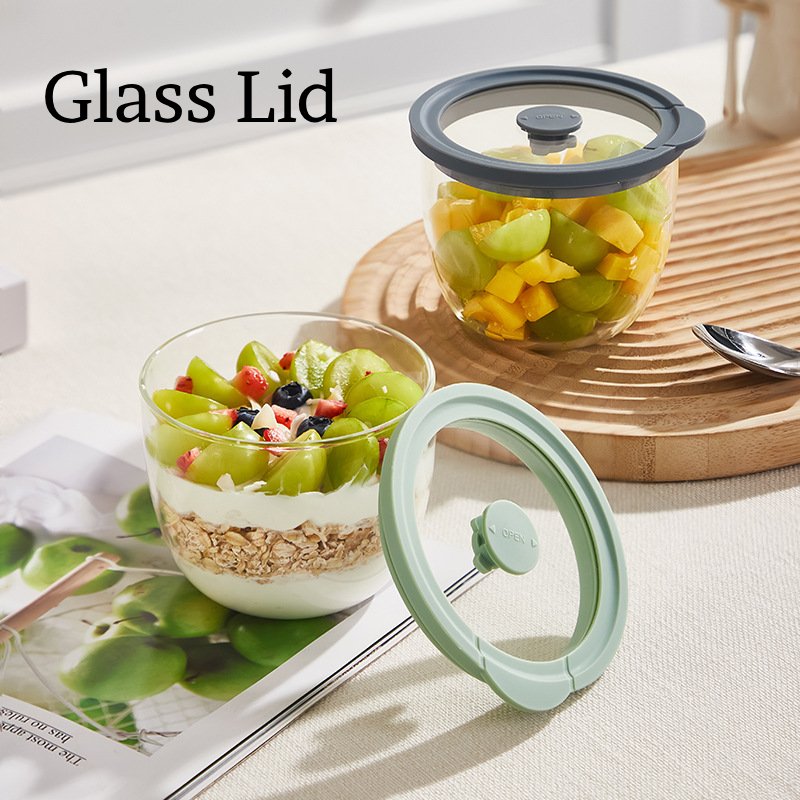 Glass Overnight Oats Container - Meal Prep Yogurt Cups recension och pris