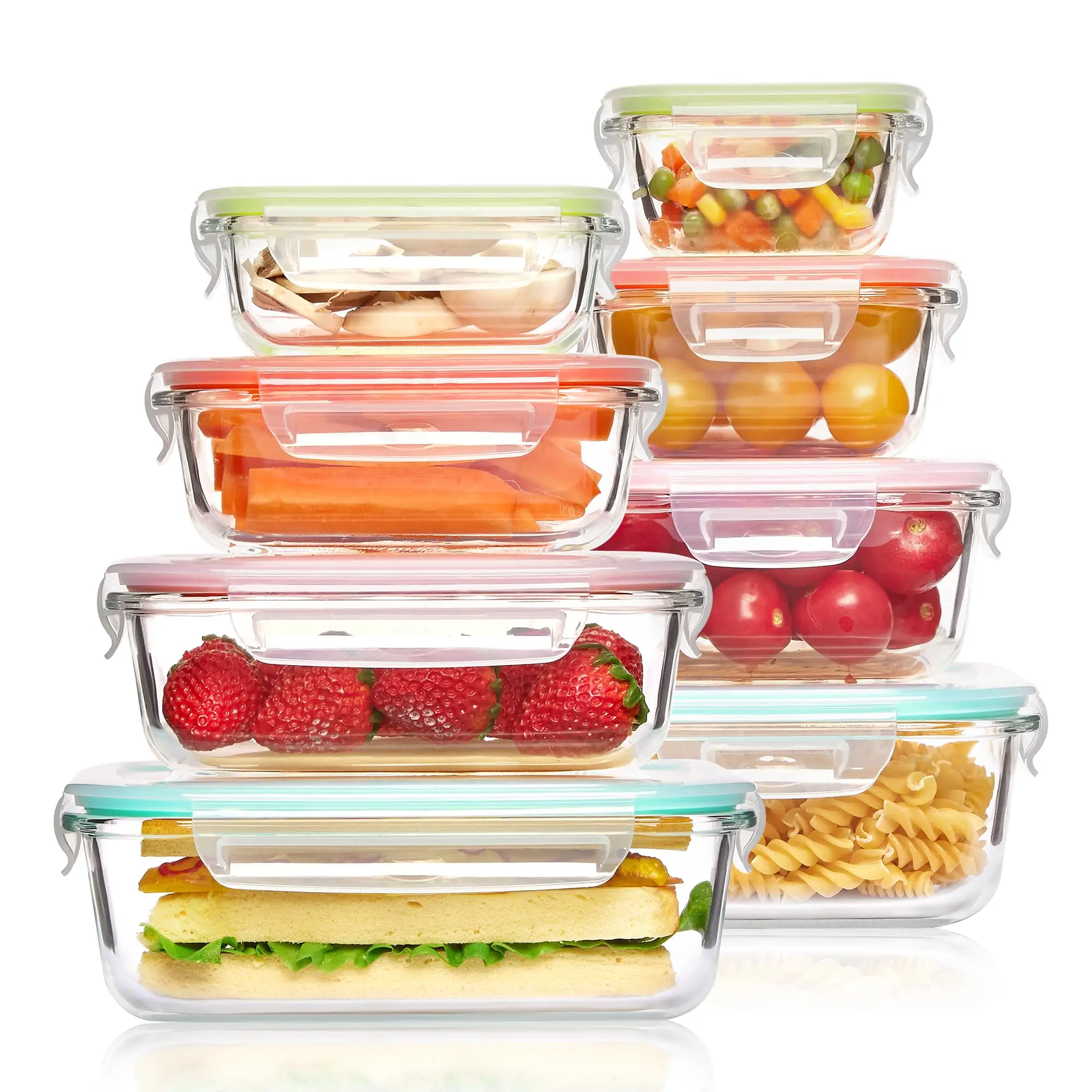 Glass Lunch Box Food Storage C - Meal Prep Glass Containers recension och pris