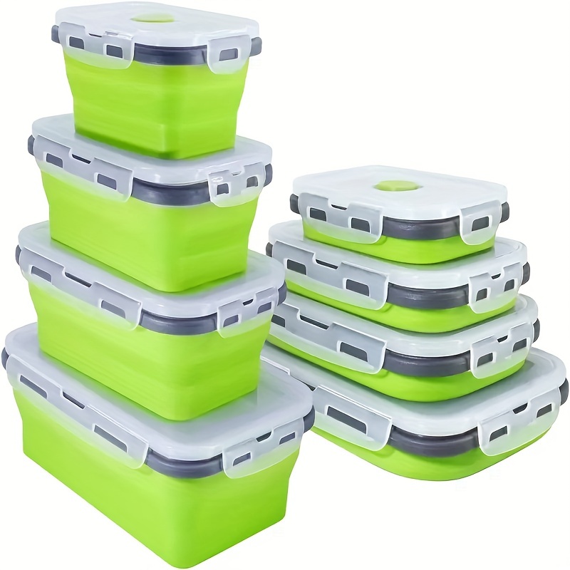 1/4pcs Collapsible Silicone Fo - Meal Prep Tupperware recension och pris