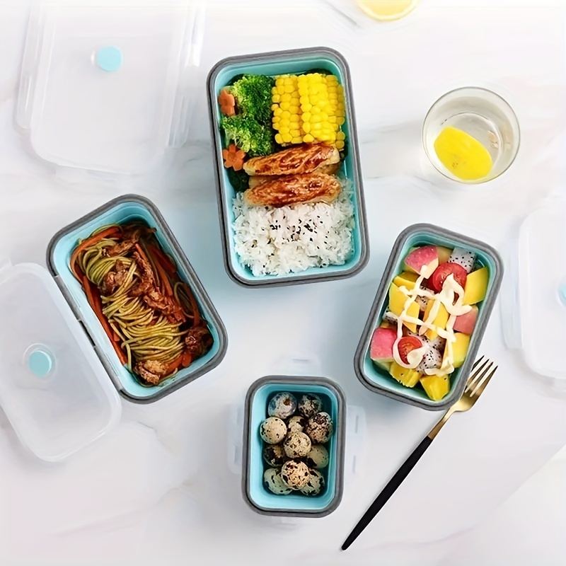 1/4pcs Collapsible Silicone Fo - Meal Prep Tupperware recension och pris