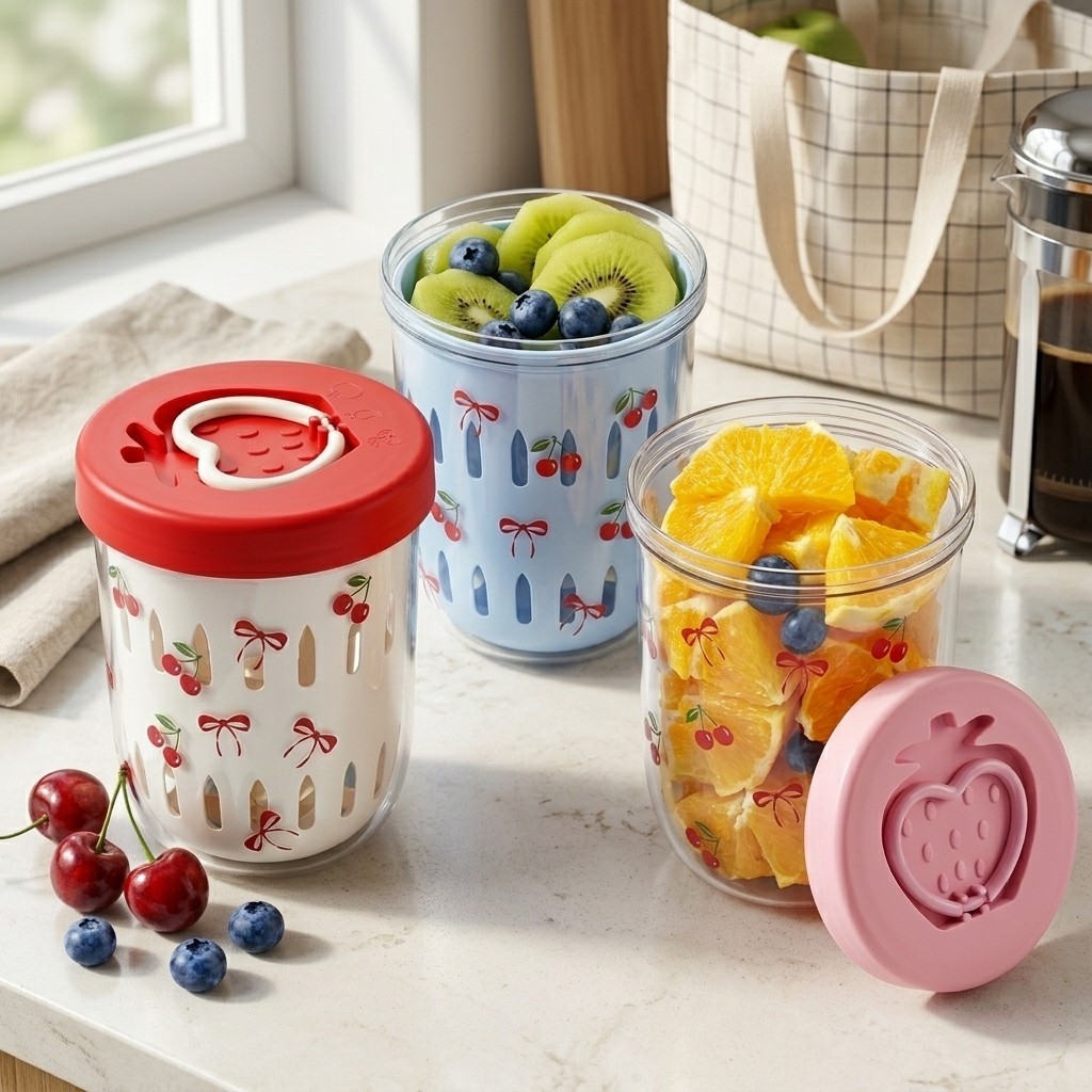 Plastic Salad Container with L - Meal Prep Yogurt Cups recension och pris