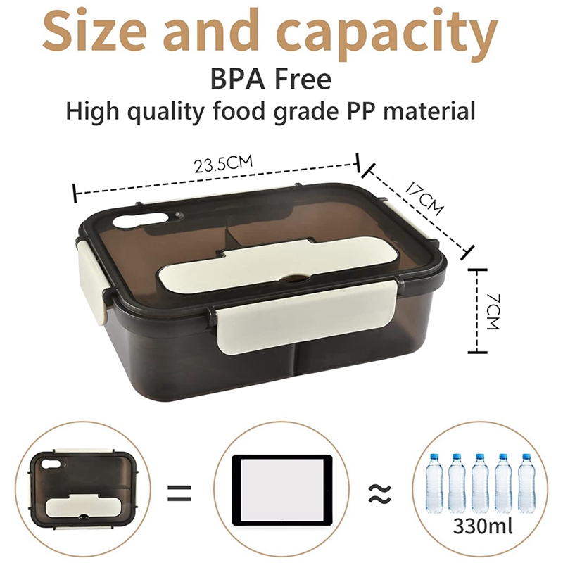 Lunch Box, 1500Ml Bento Box, F - Meal Prep Tupperware recension och pris