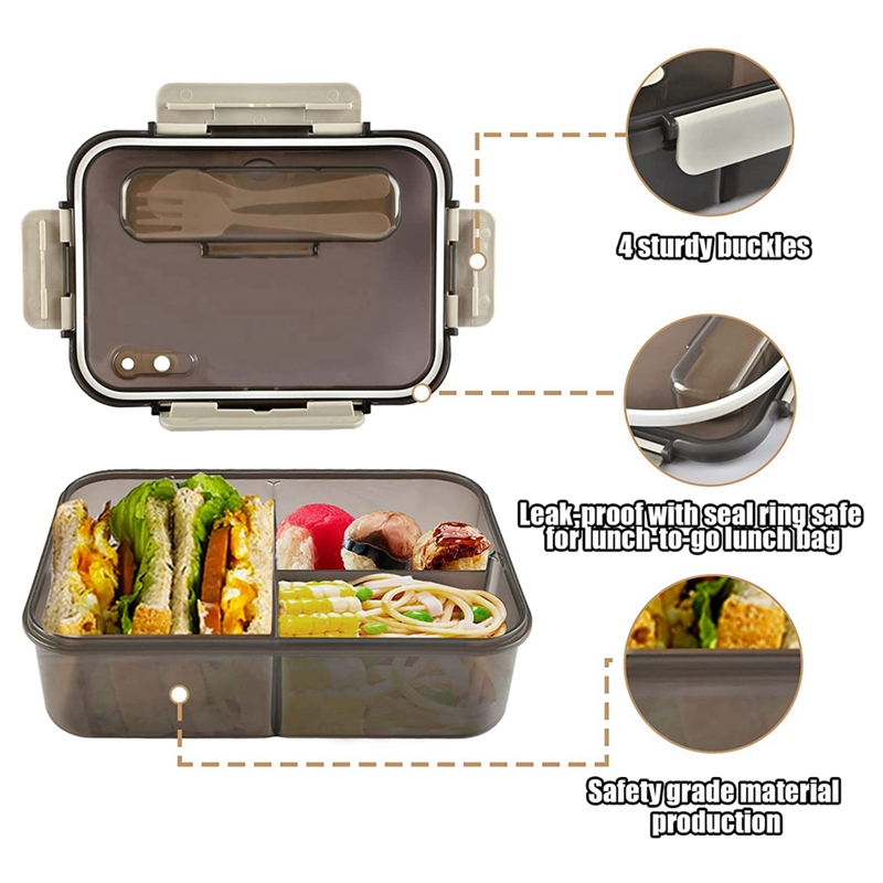 Lunch Box, 1500Ml Bento Box, F - Meal Prep Tupperware recension och pris