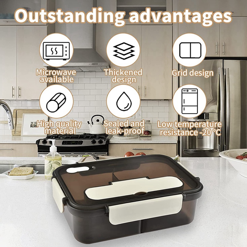 Lunch Box, 1500Ml Bento Box, F - Meal Prep Tupperware recension och pris