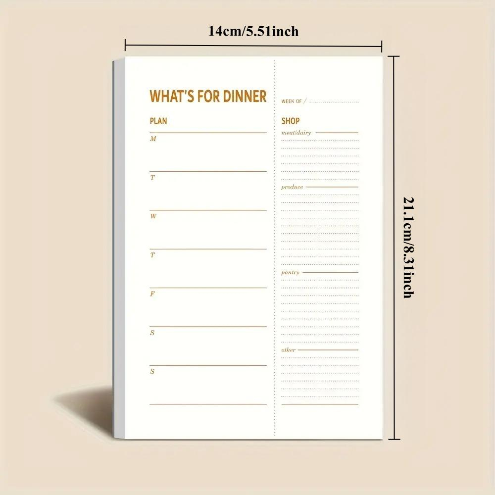1pc Daily Diet Plan Notebook,  - Meal Prep Menu recension och pris