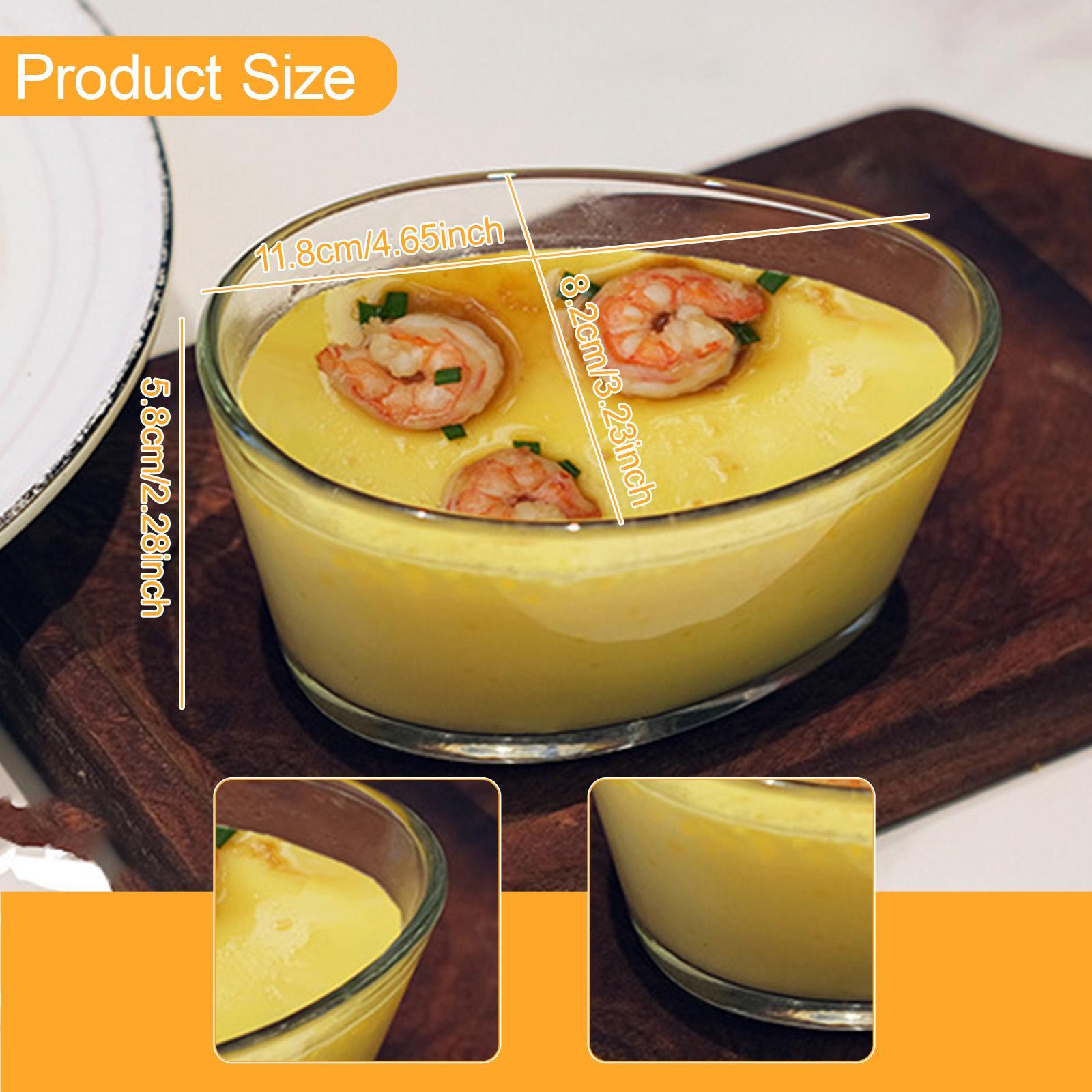 Large Glass Prep Bowl for Pudd - Meal Prep Smoothies recension och pris