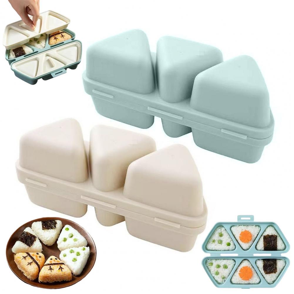 6-Cavity Triangle Onigiri Mold - Meal Prep Rice recension och pris