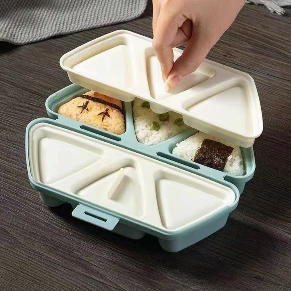 6-Cavity Triangle Onigiri Mold - Meal Prep Rice recension och pris