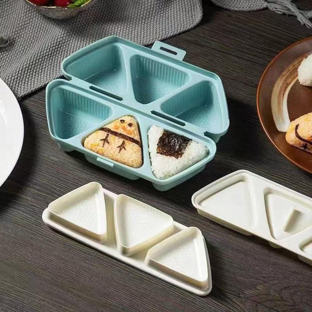 6-Cavity Triangle Onigiri Mold - Meal Prep Rice recension och pris