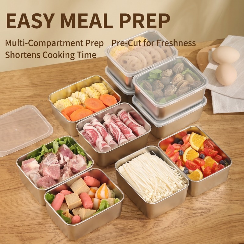 Stainless Steel Food Storage C - Meal Prep For Office recension och pris