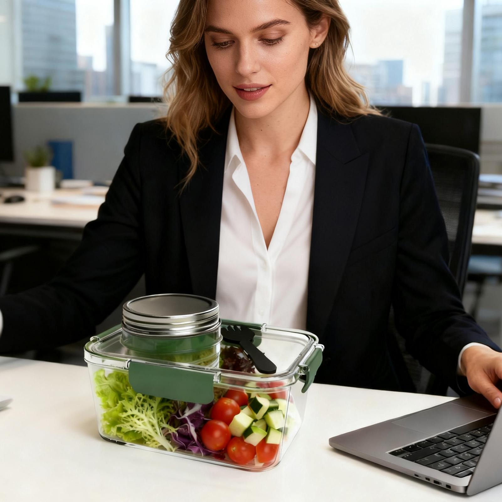 Salad Container 2.5 Oz Food St - Meal Prep For Office recension och pris