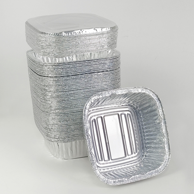 Square 950ml Aluminum Foil Pan - Meal Prep Oven Safe Containers recension och pris