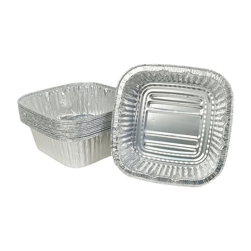 Square 950ml Aluminum Foil Pan - Meal Prep Oven Safe Containers recension och pris