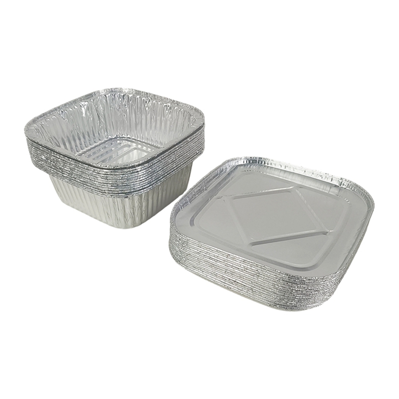 Square 950ml Aluminum Foil Pan - Meal Prep Oven Safe Containers recension och pris